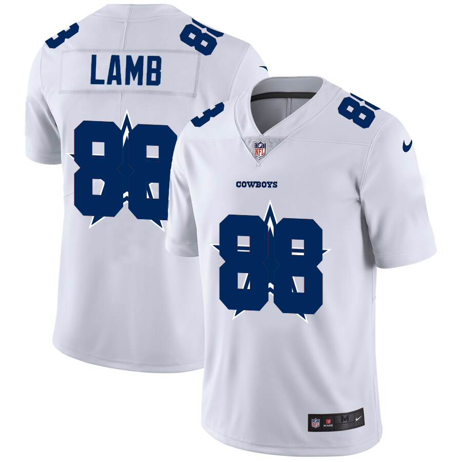 2020 New Men Dallas Cowboys 88 Lamb white Limited NFL Nike jerseys